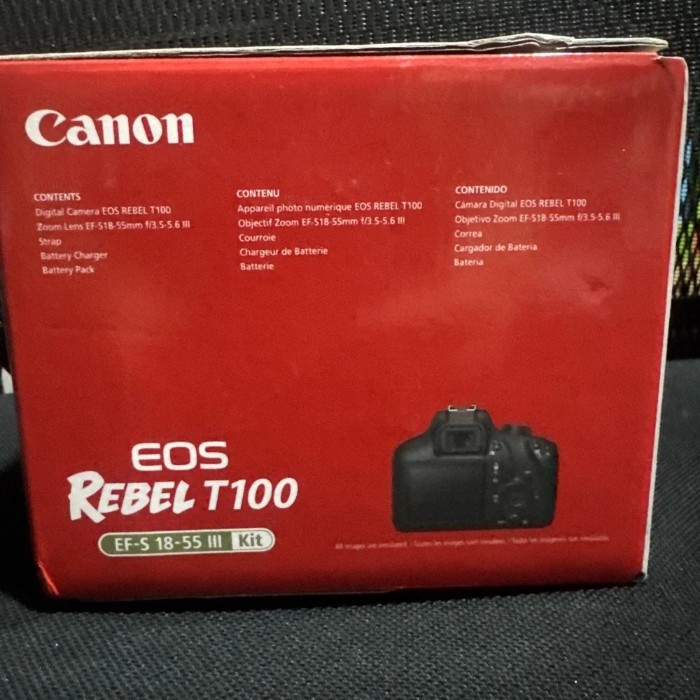 Picture of Canon EOS Rebel T100 (EOS 4000D) 18MP APS-C DSLR Camera – Brand New