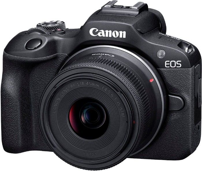 Picture of Canon EOS R100 4K Mirrorless Camera Double Zoom Lens Kit with RF-S 18-45mm & RF 75-300mm Lenses – Black (Brand New)