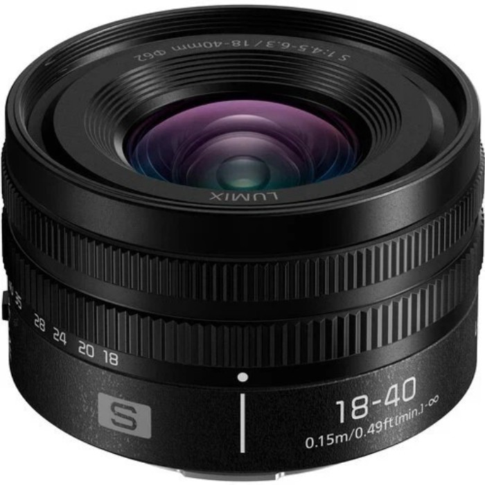 Picture of Panasonic Lumix S 18-40mm f/4.5-6.3 Compact Wide-Angle Zoom Lens – L-Mount (Brand New)
