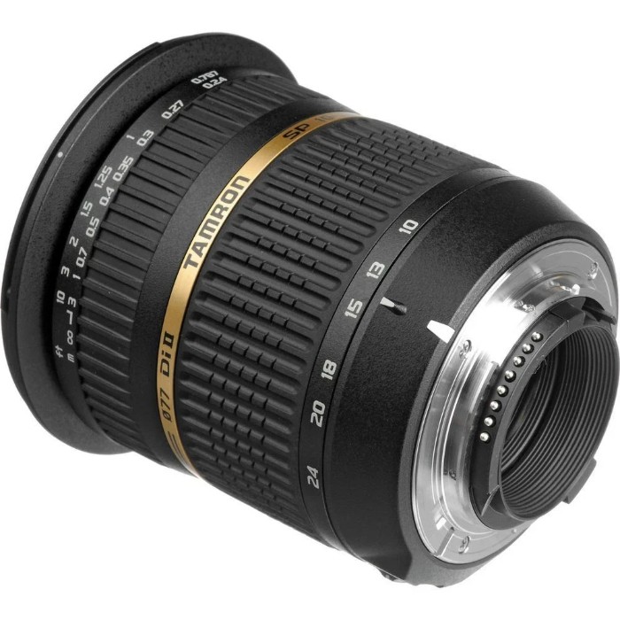 Picture of Tamron SP 10-24mm f/3.5-4.5 Di-II Aspherical Ultra-Wide Zoom Lens for Nikon F-Mount – Brand New