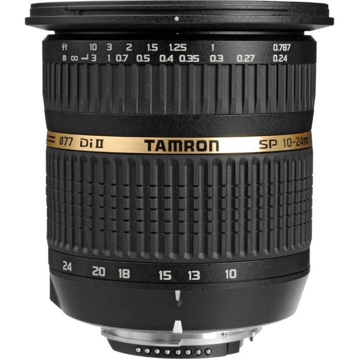 Picture of Tamron SP 10-24mm f/3.5-4.5 Di-II Aspherical Ultra-Wide Zoom Lens for Nikon F-Mount – Brand New
