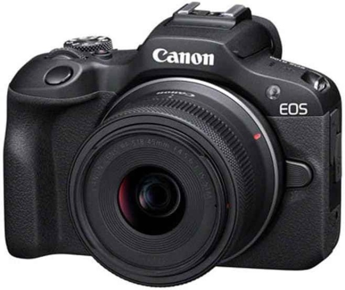 Picture of Canon EOS R100 24.1MP APS-C Mirrorless Camera + RF-S 18-45mm Lens Kit