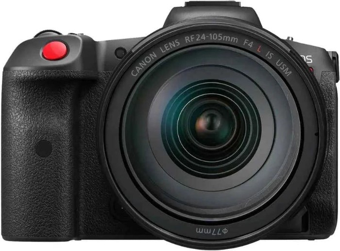 Picture of Canon EOS R5 C 45MP 8K Cinema Camera + RF 24-105mm f/4L Lens Kit - Black