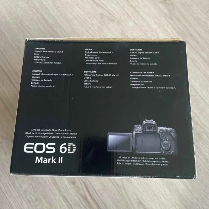 Picture of Canon EOS 6D Mark II 26.2MP Full-Frame DSLR Camera Body Only