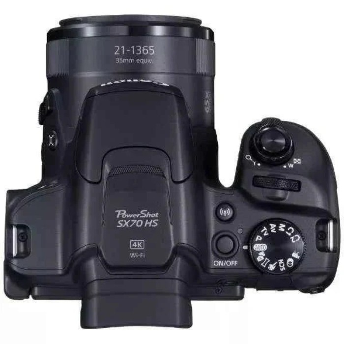 Picture of Canon PowerShot SX70 HS 20.3MP Bridge Camera - Black (65x Zoom, 4K)