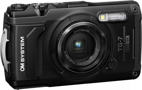 Picture of OM SYSTEM Tough TG-7 12MP Waterproof Compact Camera - Black (4K)