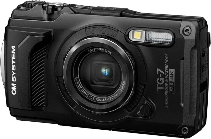 Picture of OM SYSTEM Tough TG-7 12MP Waterproof Compact Camera - Black (4K)