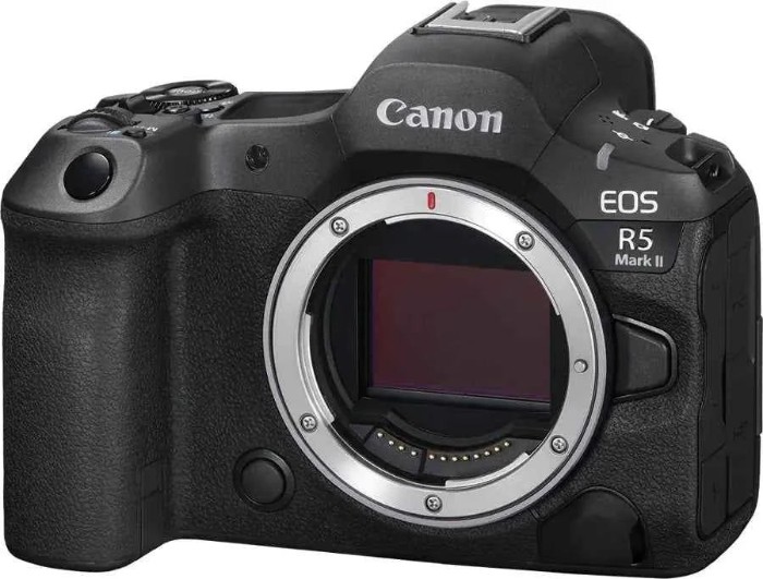 Picture of Canon EOS R5 Mark II 45MP Full-Frame Mirrorless Camera Body - Black