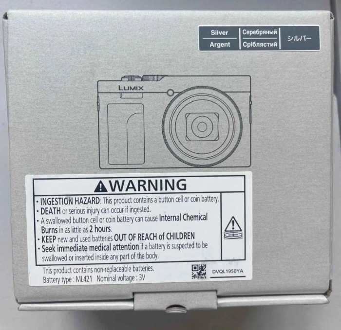 Picture of Panasonic Lumix ZS99 20.3MP 30x Zoom Compact Camera - Silver + 128GB