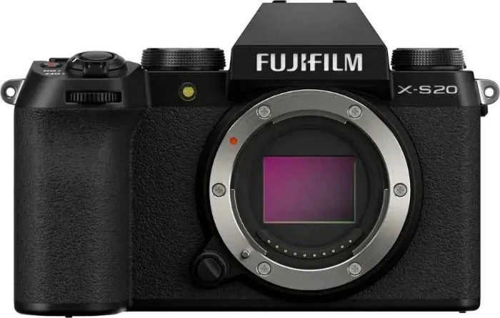 Picture of Fujifilm X-S20 26.1MP APS-C Mirrorless Camera Body Only - Black