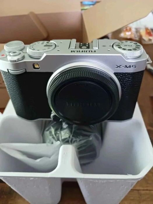 Picture of Fujifilm X-M5 26.1MP APS-C Mirrorless Camera with 15-45mm Lens - Silver