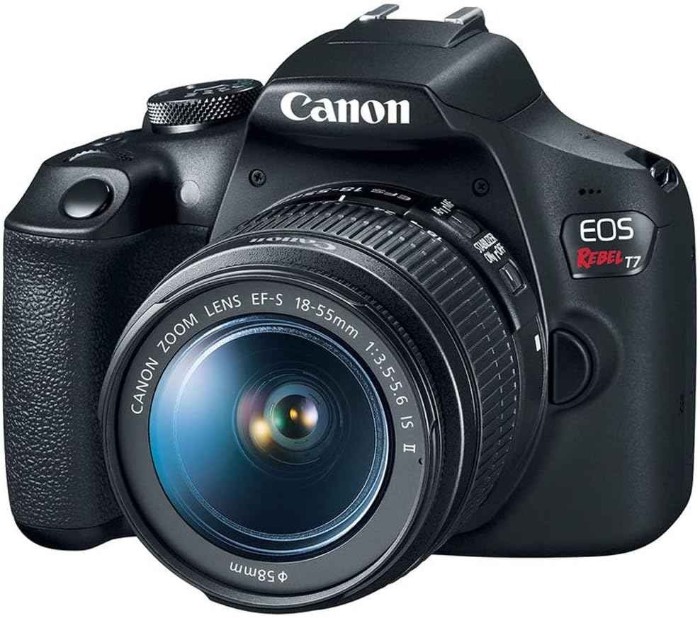 Picture of Canon EOS Rebel T7 24.1MP DSLR Camera with 18-55mm Lens Kit - Black