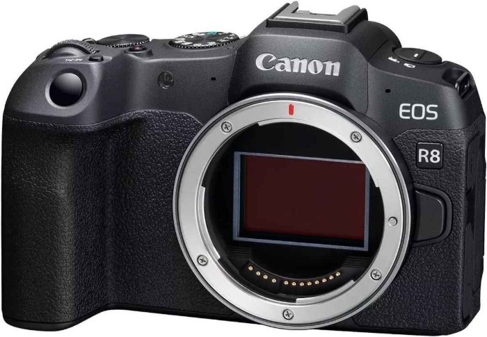 Picture of Canon EOS R8 24.2MP Full-Frame Mirrorless Camera Body Only - Black