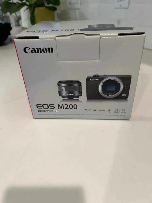 Picture of Canon EOS M200 24.1MP Mirrorless Camera with 15-45mm Lens - Black