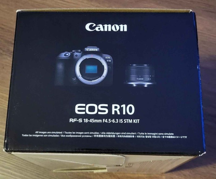 Picture of Canon EOS R10 24.2MP APS-C Mirrorless Camera with 18-45mm Lens - Black
