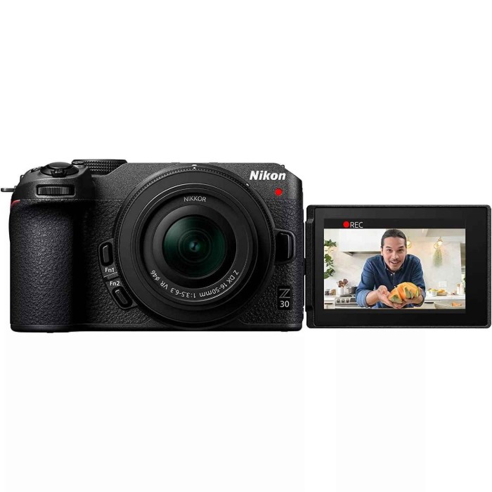 Picture of Nikon Z 30 20.9MP Mirrorless Vlog Camera with 16-50mm Lens - Black