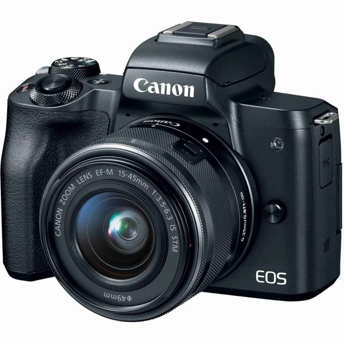 Picture of Canon EOS M50 24.1MP Mirrorless Camera with 15-45mm Lens - Black
