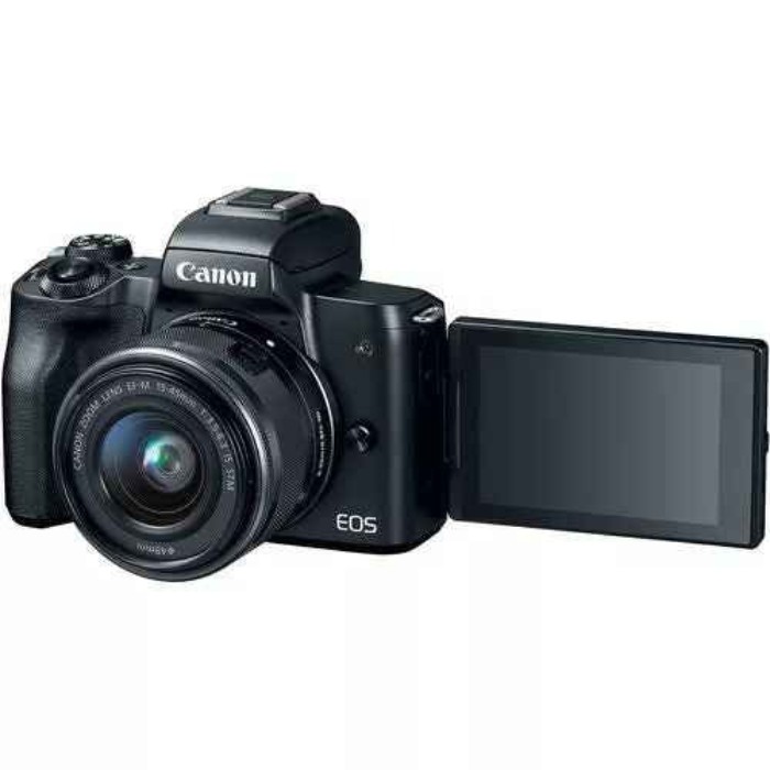 Picture of Canon EOS M50 24.1MP Mirrorless Camera with 15-45mm Lens - Black