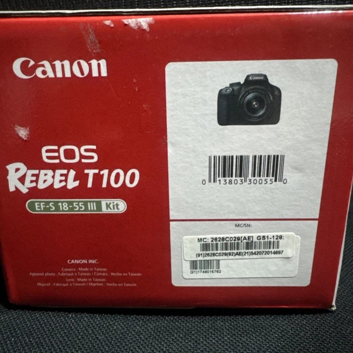 Picture of Canon EOS Rebel T100 (EOS 4000D) 18MP APS-C DSLR Camera – Brand New