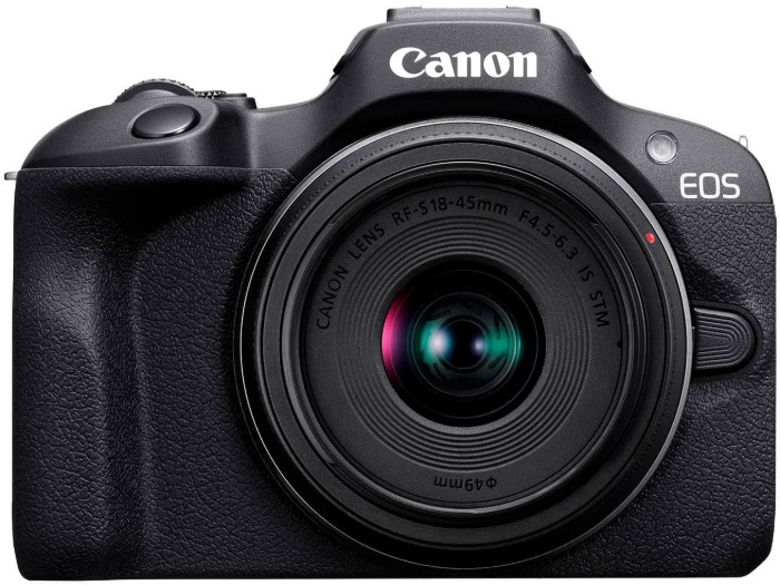 Picture of Canon EOS R100 4K Mirrorless Camera Double Zoom Lens Kit with RF-S 18-45mm & RF 75-300mm Lenses – Black (Brand New)