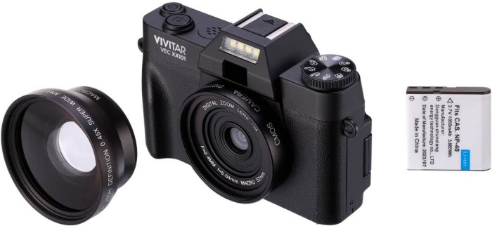 Picture of Vivitar VECXX101 4K Ultra HD Digital Camera – Black (Brand New)