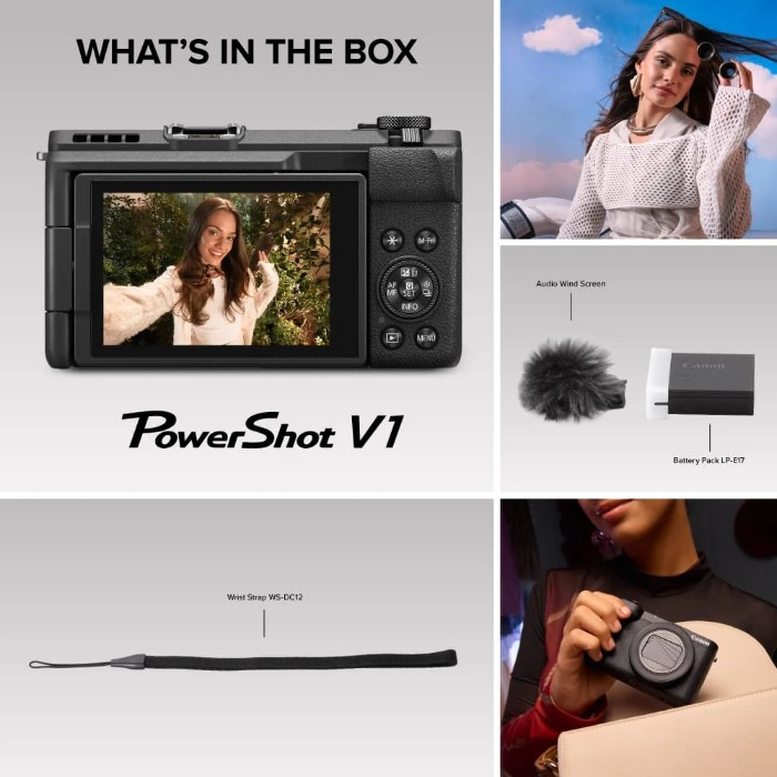 Picture of Canon PowerShot V1 4K 24.2MP Large Sensor Compact Digital Camera – Black (Brand New)