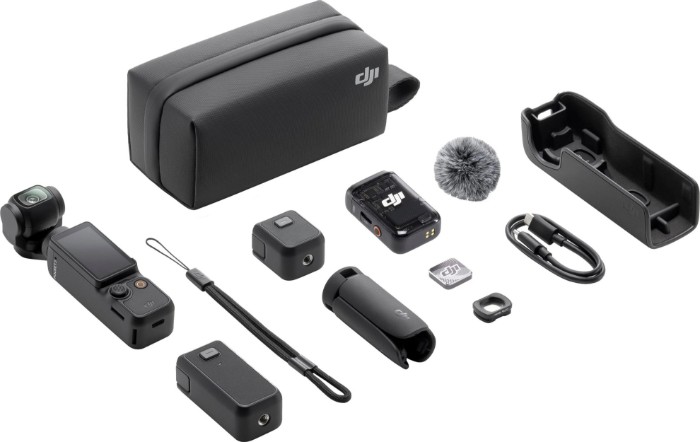 Picture of DJI Osmo Pocket 3 Creator Combo 3-Axis Stabilized 4K Handheld Camera with Rotatable Touchscreen – Gray (Brand New)