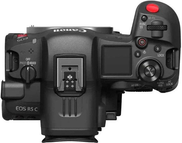 Picture of Canon EOS R5 C 45MP Full-Frame 8K Cinema Hybrid Camera Body - Black