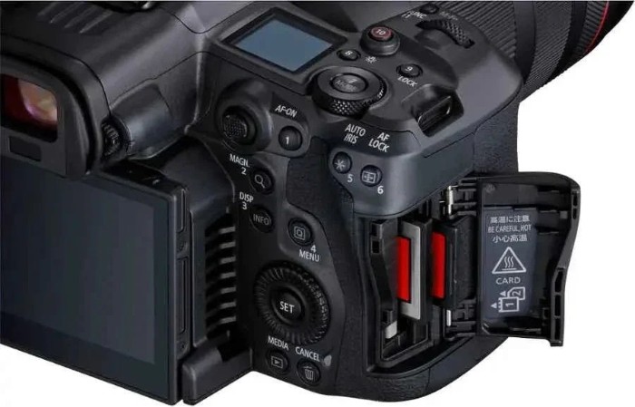 Picture of Canon EOS R5 C 45MP Full-Frame 8K Cinema Hybrid Camera Body - Black