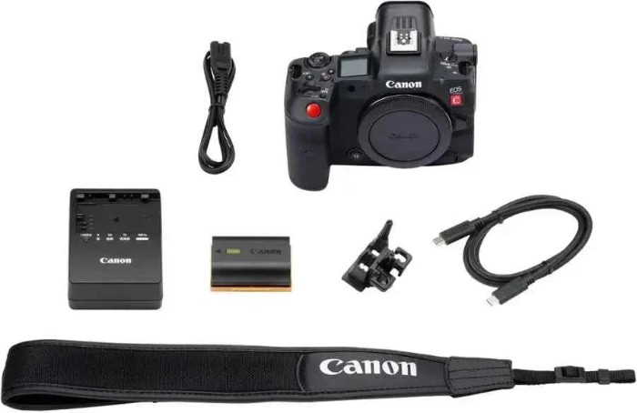 Picture of Canon EOS R5 C 45MP Full-Frame 8K Cinema Hybrid Camera Body - Black
