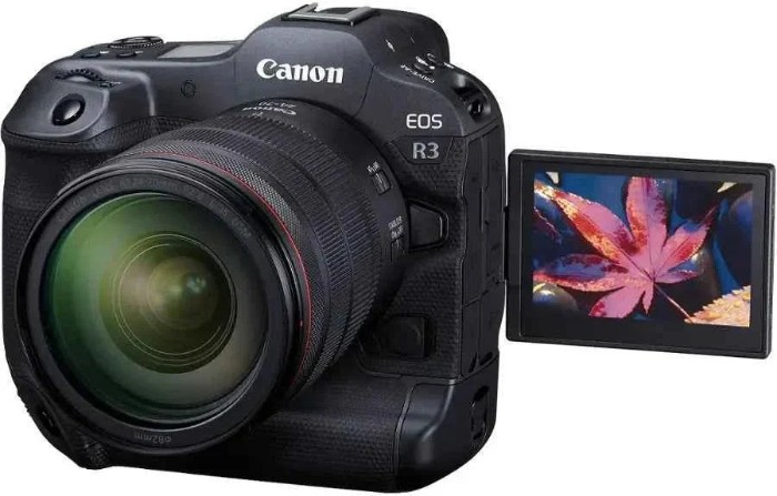 Picture of Canon EOS R3 24.1MP Full-Frame Mirrorless Camera Body Only - Black