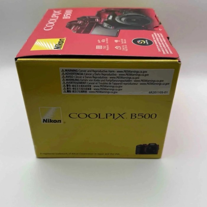 Picture of Nikon COOLPIX B500 16MP Bridge Camera - Red (40x Zoom, Full HD)