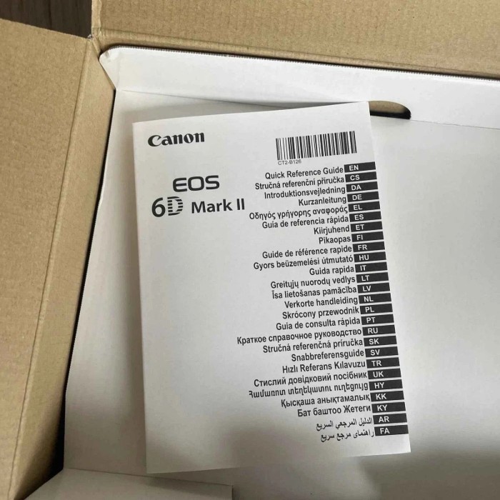 Picture of Canon EOS 6D Mark II 26.2MP Full-Frame DSLR Camera Body Only
