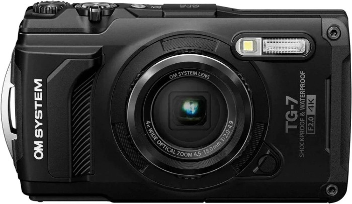 Picture of OM SYSTEM Tough TG-7 12MP Waterproof Compact Camera - Black (4K)