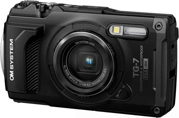 Picture of OM SYSTEM Tough TG-7 12MP Waterproof Compact Camera - Black (4K)