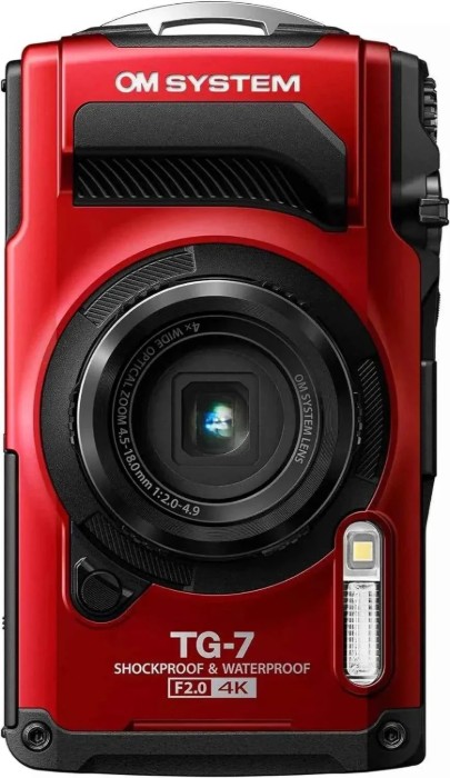Picture of OM SYSTEM Tough TG-7 12MP Waterproof Compact Camera - Red (4K)