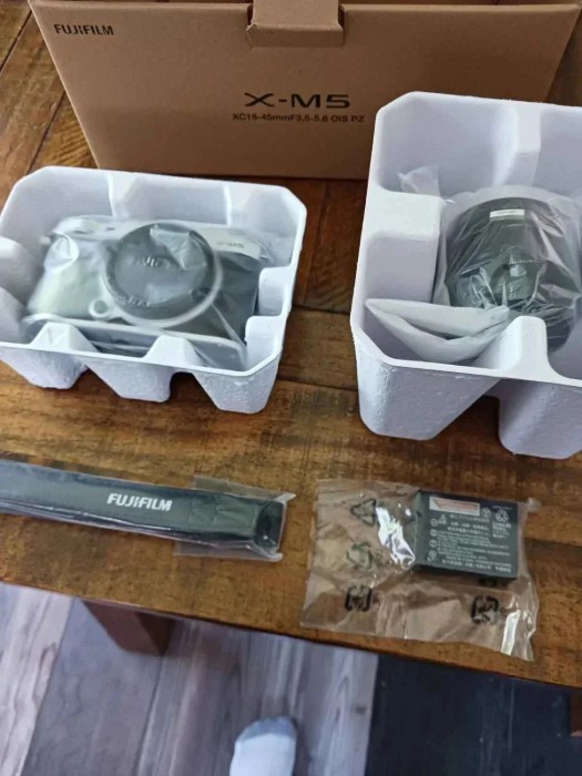 Picture of Fujifilm X-M5 26.1MP APS-C Mirrorless Camera with 15-45mm Lens - Silver
