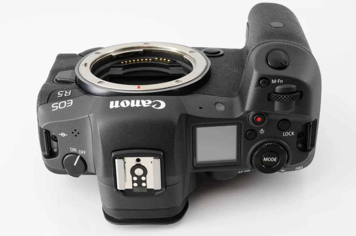 Picture of Canon EOS R5 45MP Full-Frame Mirrorless Camera Body Only - Black